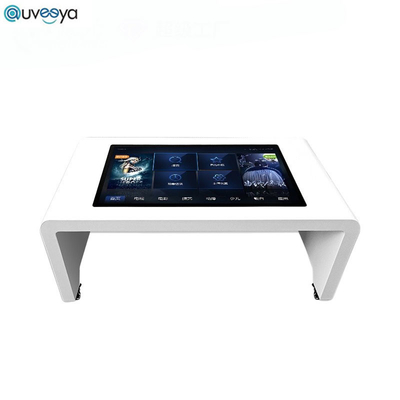 Tableau interactif d'affichage de moniteur de table d'écran tactile d'affichage à cristaux liquides de verre trempé d'Auveeya