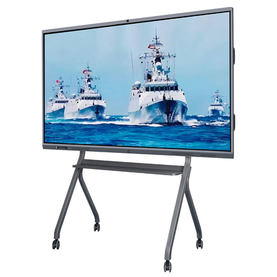 65 écran d'affichage à cristaux liquides de pouce 4K enseignant le tableau blanc interactif futé d'écran tactile