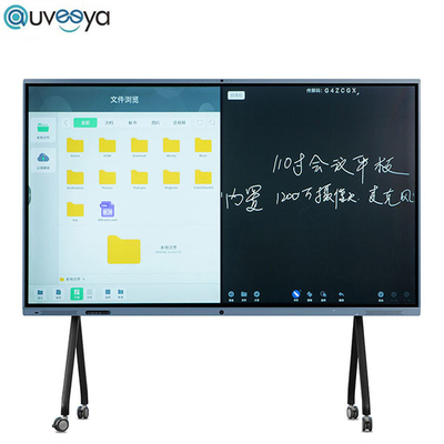 Panneaux d'affichage 4k interactifs plats éducatifs de X5PRO 75 pouces avec la caméra