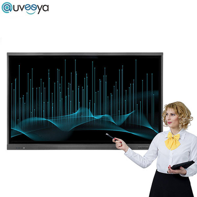 Tableau blanc électronique interactif de l'affichage à cristaux liquides LED d'IR UHD pour l'étude d'étudiants