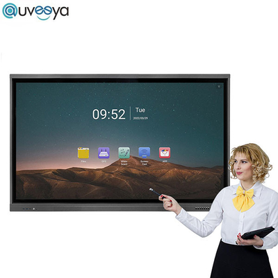 Tableau blanc électronique interactif de l'affichage à cristaux liquides LED d'IR UHD pour l'étude d'étudiants
