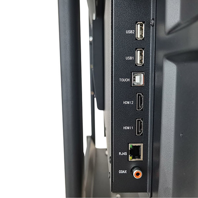 Panneau d'affichage interactif multi d'écran tactile des points LED 4K d'ODM 86 pouces