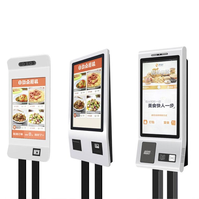 Restauration rapide 21.5 &quot;24&quot; 27 &quot;32&quot; 42 &quot;pouces écran tactile Machine de paiement en libre-service kiosque de commande de paiement pour les Restaurants